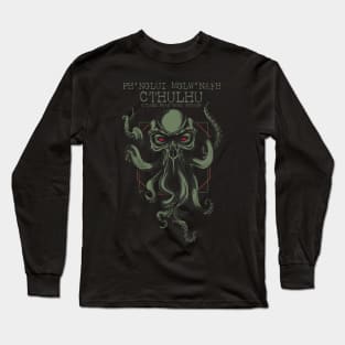 Ph'nglui mglw'nafh Cthulhu R'lyeh wgah'nagl fhtagn Long Sleeve T-Shirt